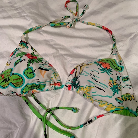 Old Navy Hawaii Print Bikini NWOT M L - Picture 3 of 8